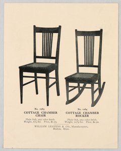 Catalogus Illustratie, Ontwerpen voor Stoelen, 1904-1905 door Unbekannt