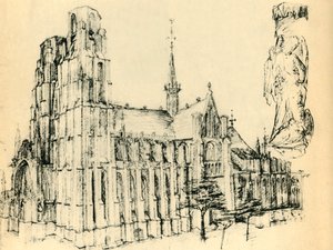 Kathedraal en St. Michael, ca. 1460