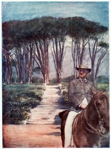 Cecil Rhodes, in Engeland geboren Zuid-Afrikaanse ondernemer en staatsman, ca. 1900 door Unbekannt