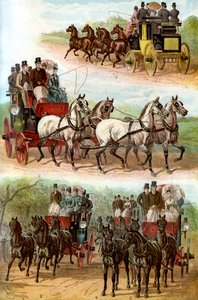 Beroemde teams in het park, 1887