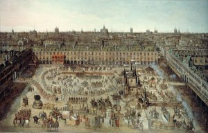 Viering van het huwelijkscontract tussen Lodewijk XIII en Anna van Oostenrijk, 1612