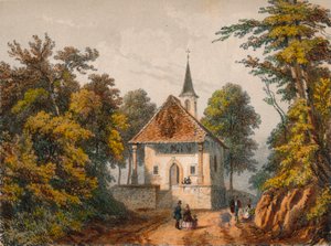 Kapel van Guillaume-Tell, Küssnacht, midden 19e eeuw door Unbekannt