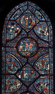 Karel de Grote-raam, Kathedraal van Chartres, Frankrijk