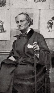 Charles Baudelaire, Franse dichter en kunstcriticus, 1857 door Unbekannt