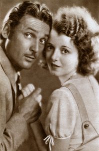 Charles Farrell en Janet Gaynor, Amerikaanse acteurs, 1933