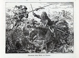 Karel de Stoute bij Nancy, 1882