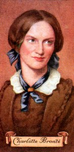 Charlotte Bronte, uit een serie sigarettenkaartjes door Unbekannt
