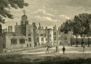 Charterhouse - Het Binnenplein, ca. 1872 door Unbekannt