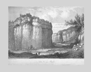Chee Tor bij Buxton, ca. 1840