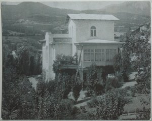 Tsjechovs Huis in Jalta, 1890s door Unbekannt