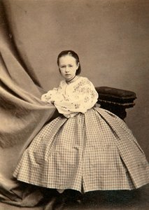 Kinderportret van Sophia Perovskaya, 1860s
