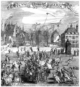 Kinderspelen, 1882 door Unbekannt