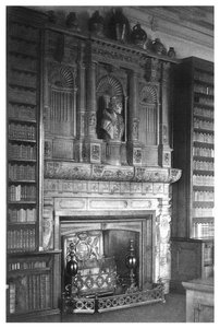Schouw van de Bibliotheek in Windsor Castle, 1896 door Unbekannt