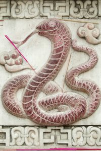 Chinees astrologisch teken. Witte wolkentempel, Peking, China door Unbekannt
