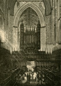 Koor van York Minster door Unbekannt