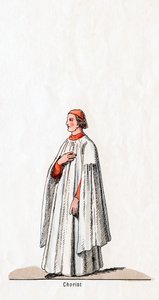 Koorjongen, kostuumontwerp voor Shakespeares toneelstuk, Henry VIII door Unbekannt