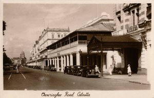 Chowringhee Road, Calcutta, ca. 1940 door Unbekannt