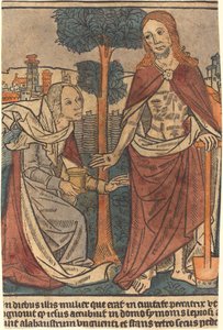 Christus verschijnt aan Maria Magdalena, ca. 1500 door Unbekannt
