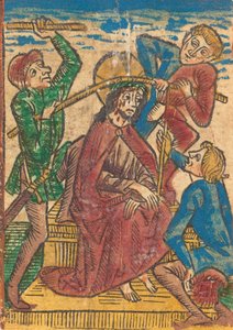 Christus met Doornenkroon, ca. 1490 door Unbekannt