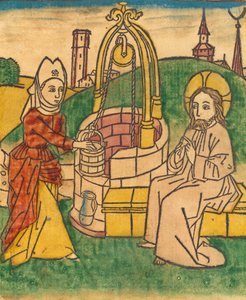 Christus en de Vrouw van Samaria, waarschijnlijk 1485