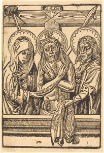 Christus tussen Maria en Johannes door Unbekannt
