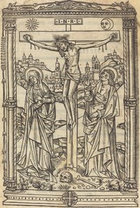 Christus aan het kruis, ca. 1490 door Unbekannt