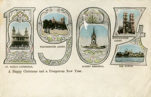 Kerstkaart, 1904