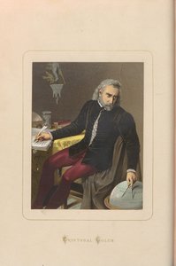 Christoffel Columbus. Uit: Hombres y mujeres celebres de todos los tiempos door Juan Landa, 1875-187 door Unbekannt