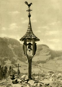Kerkbel en windvaan, Kitzbühel, Tirol, Oostenrijk door Unbekannt