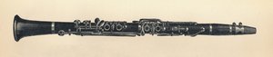 Klarinet, 1895 door Unbekannt