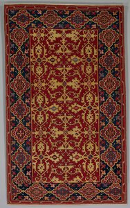 Klassiek Turks Tapijt met het Lotto-patroon, 1600-1650 door Unbekannt