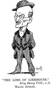 Clement Atlee 1883-1967 Britse Labour staatsman, 1932