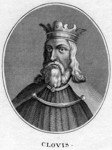 Clovis, koning van de Franken door Unbekannt