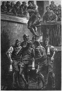 Mijnongeluk, Seaham Colliery, County Durham, 1880 ca. 1895 door Unbekannt