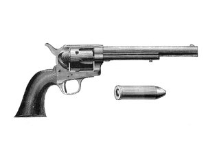 Colt Frontier revolver, uitgevonden door Samuel Colt 1814-62, ca. 1890