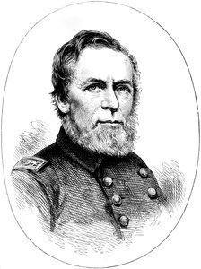 Commodore AH Foote, Unie marineofficier van de Amerikaanse Burgeroorlog, ca. 1880