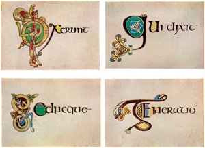 Samengestelde letters, 800 AD, 20e eeuw door Unbekannt