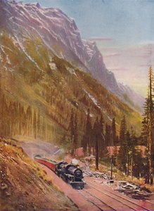 Connaught Tunnel, in de Selkirk Bergen. Canadian Pacific Railway, 1926