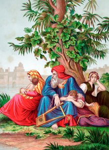 Standvastigheid van de Joden in ballingschap in Babylon, 6e eeuw v.Chr. door Unbekannt