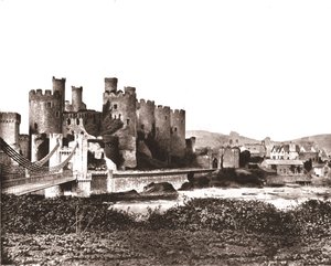 Conway Castle, Noord-Wales door Unbekannt