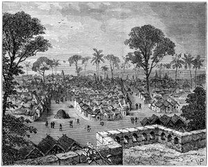 Coomassie, Ashanti Oorlog, Afrika, 1900