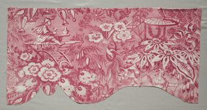 Koperplaat bedrukte textiel, begin 1800s