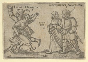 Kopie van Juli en Augustus, uit Het Boerenfeest of de Twaalf Maanden, na 1547 door Unbekannt