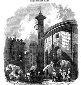 Graanmarkt, Parijs, 1836