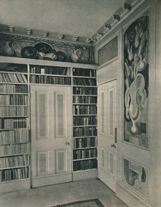 Hoek van de tekenkamer van mevrouw St. John Hutchinson, Regents Park. Panelen door Duncan Grant