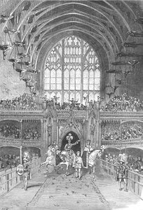 Kroning van George IV in Westminster Hall, 1897