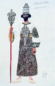 Kostuumontwerp voor Sarastro, 1913 door Unbekannt