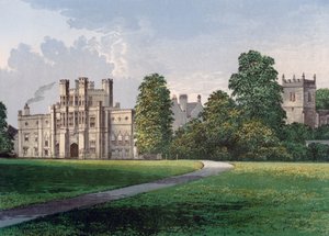 Coughton Court, Warwickshire, eind 19e eeuw