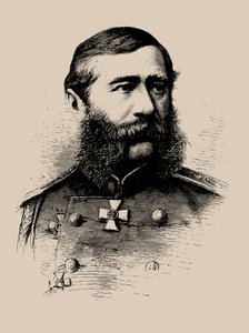 Graaf Mikhail Tarielovich Loris-Melikov 1825-1888 door Unbekannt