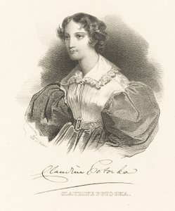 Gravin Klaudyna Claudine Potocka, geboren Dzialynska 1801-1836, ca. 1830 door Unbekannt